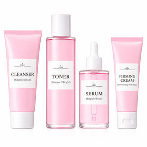 Wholesale Packaging Hyaluronic Acid Retinol Skin Care Set Products <b>Face</b> Combo Bulk Order OEM Cream Toner <b>Serum</b> Cleanser - Product Image 1