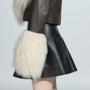 Falda de cuero sintético mini sexy de cintura alta para mujer, estilo club, tendencia de verano 2026 - Product Image 4