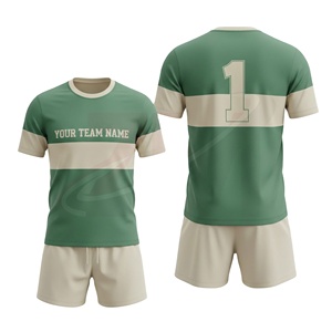 ชุดฟุตบอล เสื้อ กางเกงขาสั้น ชุดกีฬาฟุตบอล ระบายอากาศได้ดี สวมใส่สบาย รับสกรีนโลโก้ทีม ขายส่ง - Product Image 2
