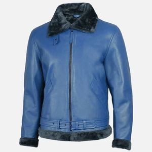 Chaqueta de Cuero Clásica con Peluche al por Mayor |   Diseño de lujo para chaquetas de piel para uso informal y formal - Product Image 5