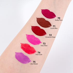 9 Shades Glossy Moisturizing <b>Lipstick</b> Infused Argan Oil Vitamin E Hydrating Shine Lip Stick Long Lasting Vegan Lip Makeup Cosmet - Product Image 2