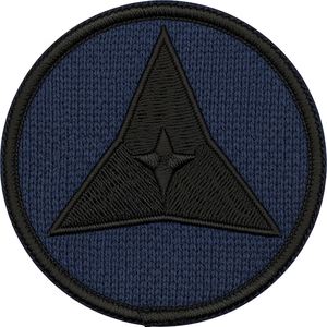 Parche Triangular Iónico Plateado Blanco, Insignia Redonda Azul Bordada Personalizada, Regalia Masónica, Uniforme Fraternal Masónico, Para Coser - Product Image 2