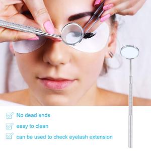 Petits miroirs en acier inoxydable de forme personnalisée, résistants à la rouille, matériau durable, outil de maquillage OEM personnalisé 3X pour usage dentaire et esthétique - Product Image 4
