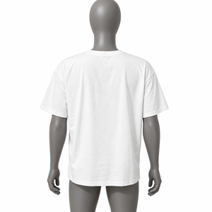 Camiseta blanca de manga corta con cuello redondo para hombre, camiseta con estampado de letras y gráfico de luchador de boxeo retro - Product Image 2