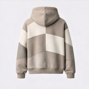 Ensemble sweat-shirt et pantalon de survêtement évasé empilé en molleton léger 100 % coton, style urbain écoresponsable pour hommes – Vente en gros - Product Image 3