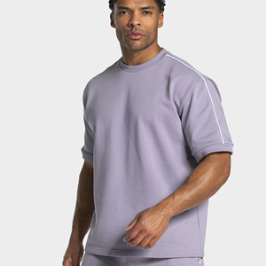 High Quality Pima Cotton Custom Black Plain Heavyweight Tee Custom Your Own Logo Slim Fit Men's <b>T</b>-<b>shirts</b> - Product Image 6