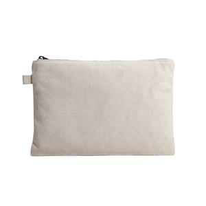 Wholesale Cosmetic Bag Exquisite <b>Makeup</b> Pouch High Quality Cosmetic Bags Eco-friendly Screen Printing toiletry Canvas Zipper Bag - Product Image 1