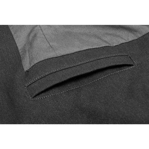 Men's <b>Gothic</b> Steampunk Waistcoat Vest Punk-Style Sleeveless <b>Jacket</b> Black Twill Cotton Faux Leather Panels Zipper Fastening - Product Image 5