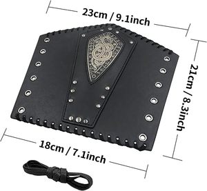 Guantes de Cuero de Fabricante Confiable con Diseño Tradicional para Exhibiciones de Armaduras de Caballero y Reenactaciones Históricas - Product Image 5