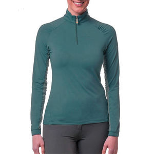 Haut de base extensible à manches longues et col zippé pour l'équitation, vêtement de sport pour cavalier, Jodhpur & Breeches 2026 - Product Image 6