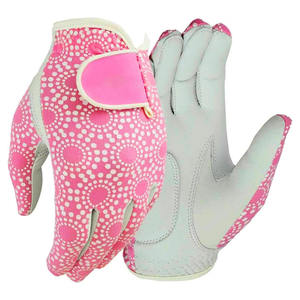 Gants de golf élégants pour femmes en cuir Cabretta souple de qualité supérieure, logo personnalisé, coupe standard pour droitier, pour le sport - Product Image 1