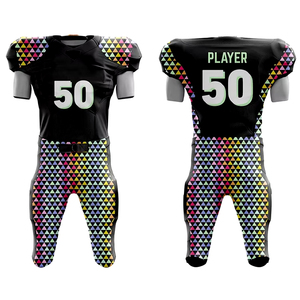 Ensembles d'uniformes de football américain les plus populaires, élégants, grandes tailles, impression numérique personnalisée, respirants, qualité supérieure, unisexe - Product Image 1