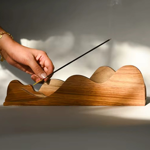 Brûleur d'encens Bakhoor en bois de style moderne, style arabe, universel, pour l'étranger - Product Image 1