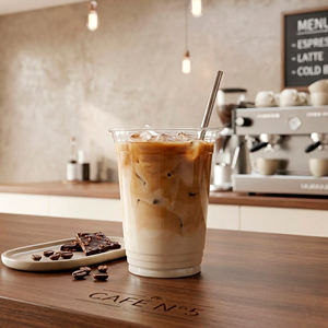 Wholesale Disposable Transparent 95mm Single Wall PP <b>Plastic</b> <b>Cups</b> with Lid 16oz 22oz Clear <b>Cups</b> For Tea Coffee Juice Beverages - Product Image 4