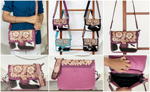 Bolso de Hombro de Cuero Grabado Personalizado para Mujer 2026, Duradero, Ligero, Portátil, de Piel Genuina de Vacuno - Product Image 3