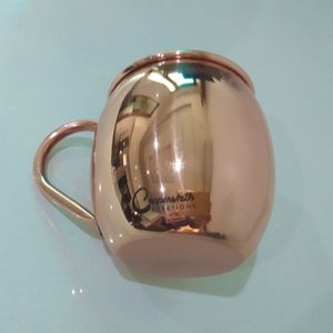 Copper cocktail mug set for luxury refreshment hosting hammered finish metal <b>cups</b> durable <b>reusable</b> kitchen party mugs - Product Image 6