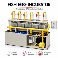 Incubateur vertical pour poissons, système d'éclosion des œufs, équipement d'élevage aquacole, éclosoir à poissons empilable, pots d'éclosion pour tilapia