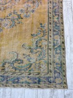 Tapis turc tissé à la main en laine/soie, motifs géométriques modernes et imprimés animaliers, écologique, adapté aux animaux domestiques, antidérapant