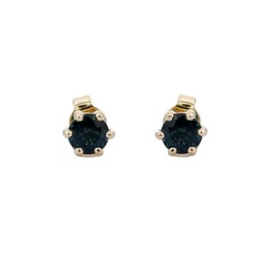 Black Round Cut Diamond For Manufactured Luxury Moissanite <b>Earrings</b> for Women Certified Sustainable Fine Available For Sale - Product Image 1