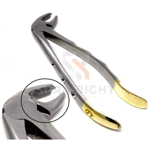 Pinza de Extracción Dental de Acero Inoxidable con Dientes Serrados, Instrumento Quirúrgico Manual, OEM Personalizado, Certificación CE - Product Image 3