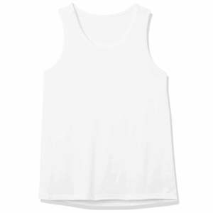 Camiseta sin Mangas Blanca para Hombre, Transpirable, de Algodón y Poliéster, Ropa Deportiva de Secado Rápido y Estilo Casual, Servicio Personalizado OEM ODM - Product Image 2