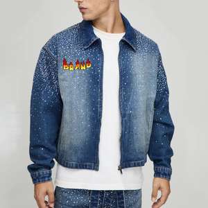 Chaqueta Vaquera Transpirable de Secado Rápido, Diseño Liso Teñido, Color Sólido, Alta Calidad, Precio Razonable - Product Image 1