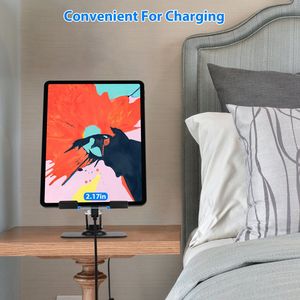 Supporto Pieghevole in Alluminio per iPad e Tablet, Stand da Scrivania Regolabile e Rotante per Monitor, Compatibile con iPad 11 10 9 8 7 - Product Image 3