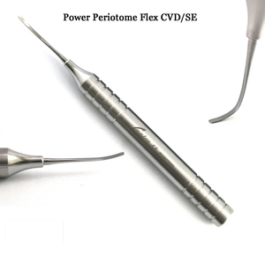 Instruments de pont osseux BBI-376 – Periotome manuel ergonomique réutilisable en acier inoxydable, 3 pièces, certifié CE, pour extraction dentaire - Product Image 6