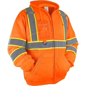 Sudadera con Capucha Reflectante ANSI Clase 2, Impermeable y de Seguridad Mejorada, Diseñada para Mejorar la Visibilidad Durante Tareas Laborales Difíciles - Product Image 2