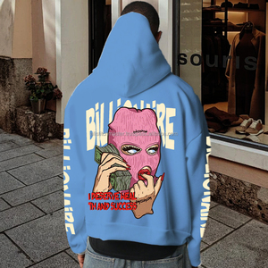 OEM personalizado de los hombres 2025 tendencia Casual sudadera de gran tamaño Otoño Invierno de talla grande 3D Impresión digital con capucha para los hombres - Product Image 4