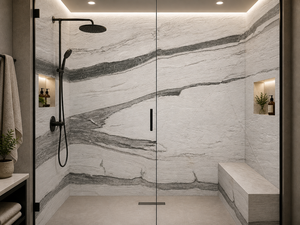 Exportateur de matériaux de parement en pierre légers, feuilles de parement en pierre Panda, feuilles murales flexibles et brillantes, utilisation sûre pour villas et maisons. - Product Image 5