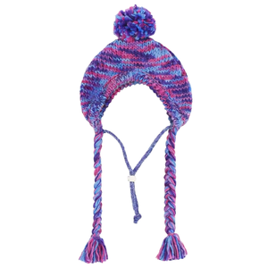 Gorro de Punto para Perro con Pompones, Color Sal y Pimienta, Gorro de Invierno Clásico de Punto con Lazos, Cálido y Cómodo para Perros - Product Image 5