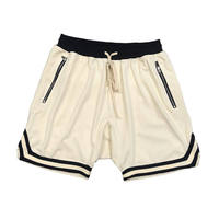Shorts décontractés pour hommes en tissu peigné avec poche avant, broderie de logo personnalisée, style urbain, couleur unie, 100 % coton, coupe-vent et respirant