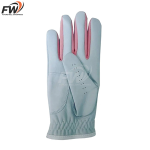 Nouveaux gants de golf en cuir Cabretta, vente en gros, gants de golf personnalisés avec logo, antidérapants, blancs, de haute qualité - Product Image 2