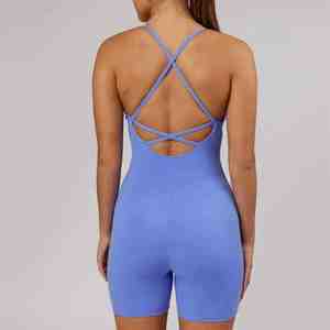 Ensemble de yoga 2 pièces de haute qualité pour femmes, tenue de sport pour la course et le fitness - Product Image 5