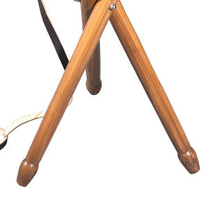 Tabouret de camping pliable en cuir personnalisé de haute qualité 2026, chaise de chasse portable à trépied en bois, siège de voyage extérieur écologique - Product Image 2