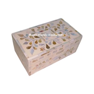 Nouveau meilleur produit d'arrivée fait à la main boîtes en MDF nacre avec forme rectangulaire polie à la main pour article de cadeau de bijoux - Product Image 3