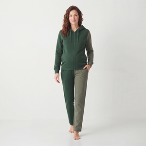 Women's 2 Piece Color Block Tracksuit Set <b>Zipper</b> <b>Jacket</b> and Trousers Casual Sportswear Matching Outfit - Product Image 4