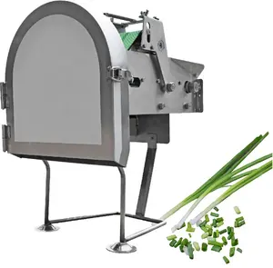 Mini type desktop green onion chili pepper cutter vegetable cutting machine for restaurant