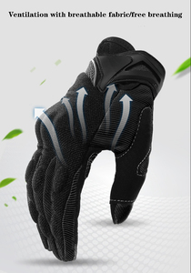 Nouveaux gants de moto en cuir pour homme, dernier design, gants de course pour moto à doigts entiers, gants de moto unisexes - Product Image 5