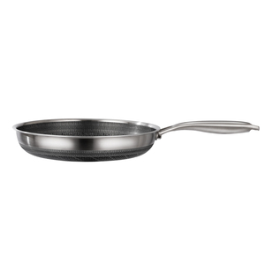 Luxury <b>Copper</b> Finish Saute Pan With Ceramic Nonstick Coating Heavy Gauge Aluminum Core Heat Resistant Ergonomic <b>Handle</b> - Product Image 4