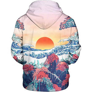 Sweat à capuche polaire pour homme, personnalisé par sublimation, pour l'hiver, vente en gros, marque privée OEM, streetwear, séchage rapide, vêtements de sport élégants - Product Image 5