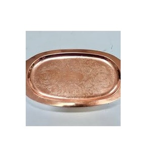 Made In India Copper <b>Storage</b> <b>Tray</b> Home & Office Use Tabletop <b>Tray</b> Handmade Finishing Natural Copper <b>Tray</b> Good Price - Product Image 6