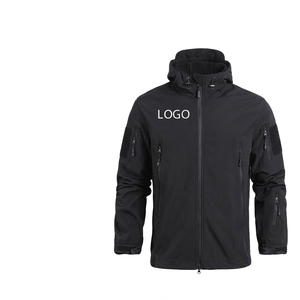 Chaqueta Softshell Impermeable y Cortavientos para Hombre, Ligera, para Montañismo y Deportes al Aire Libre, con Forro Polar Interior y Capucha - Product Image 3