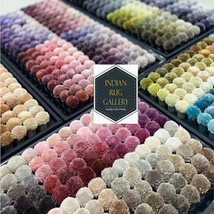 Tapis moderne en laine et Tencel tufté à la main, sur mesure, irrégulier, pour projets résidentiels de villas à Dubaï, personnalisé, gaufré, fait main, sculpté - Product Image 5
