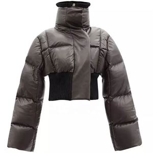 เสื้อโค้ทขนเป็ดสำหรับผู้ชายเสื้อโค้ทบล็อกสีเต่ามีซิปกันน้ำกันลมเสื้อโค้ทขนเป็ดไนลอน100% - Product Image 1