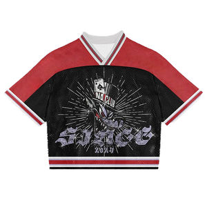 Camiseta Corta al por Mayor Personalizada de Alta Calidad, Ecológica, Transpirable, de Poliéster/Algodón, Bordada, OEM, Corte Ajustado, Cuello Redondo - Product Image 6