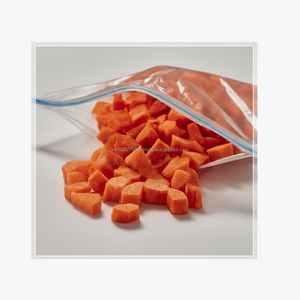 Carottes surgelées IQF pelées et coupées en tranches pour la transformation alimentaire, conditionnées sous vide, qualité supérieure, 1 kg - Product Image 2