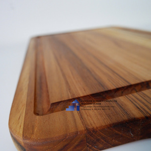 Planche à découper en bois de teck premium, bloc de boucher à grain transversal, planche de découpe durable, fournisseur d'articles de cuisine sur mesure - Product Image 6