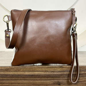 Sac bandoulière en cuir de vachette avec rabat floral travaillé à la main et bordure rose, style bohème, sacs à main pour femmes - Product Image 5